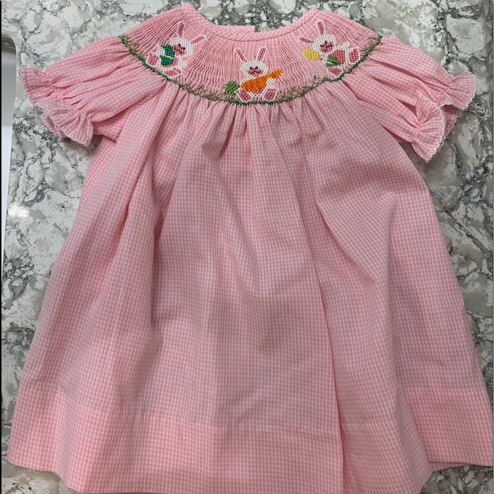 Smocked Bunny Dress